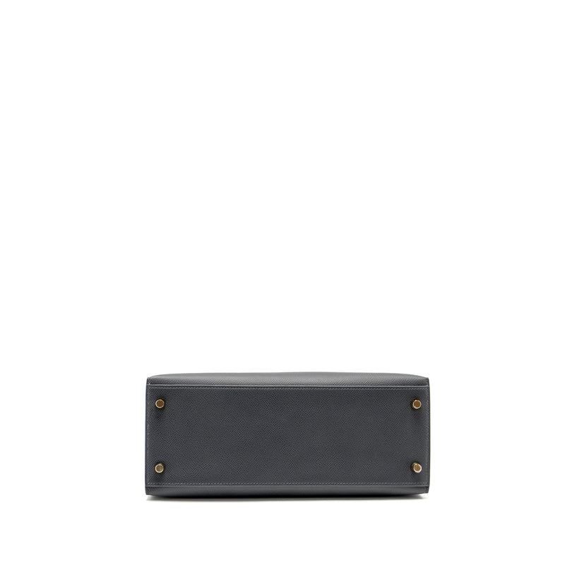 Hermes Kelly 28 epsom Gris Misty LGHW stamp W