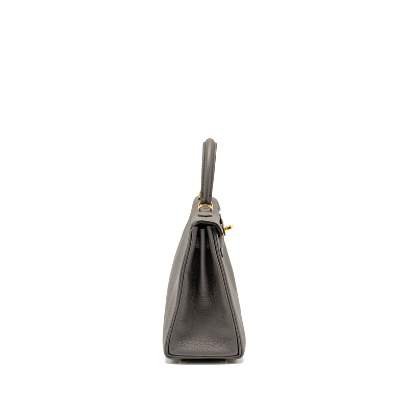 Hermes kelly 25 togo gris etain GHW stamp Z