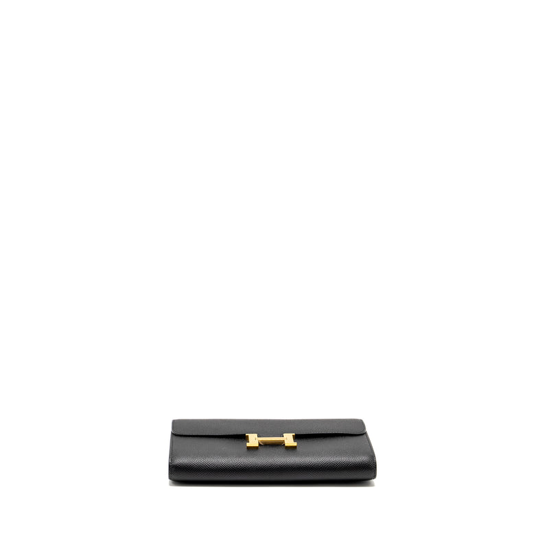 Hermes Constance to go epsom black GHW stamp U