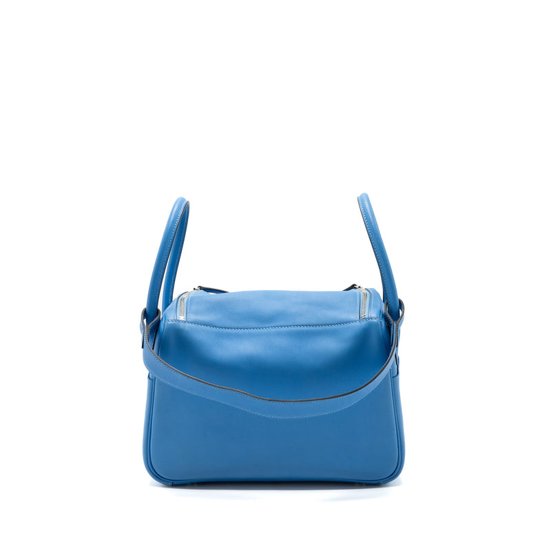 Hermes lindy 26 swift blue paradise SHW stamp X