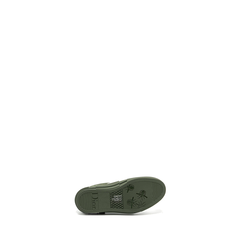 Dior Size 37 B23 Oblique High-Top Sneaker Olive/Oblique