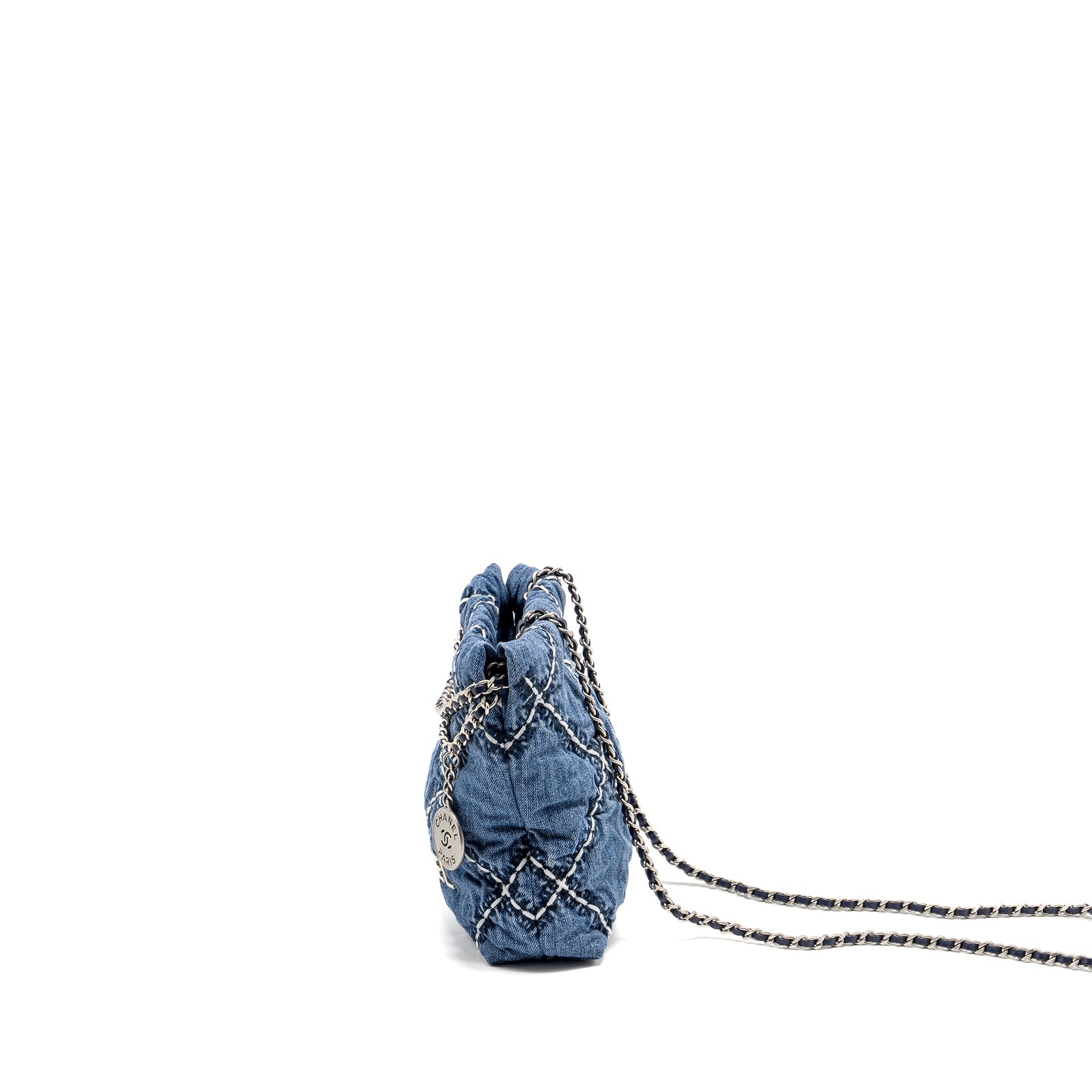 Chanel Mini 22 Denim Light Blue SHW (microchip) Chanel Mini 22 Denim Light Blue SHW (microchip)