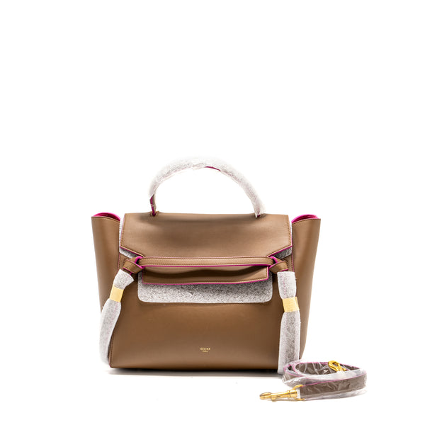 Celine Mini Belt Bag Calfskin Camel GHW