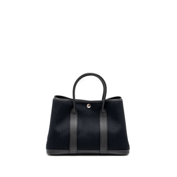 Hermes Garden Party 30 Canvas/Negonda Black SHW Stamp B
