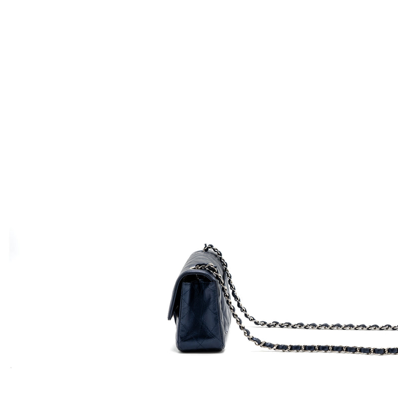 Chanel mini rectangular flap bag calfskin limited dark blue SHW