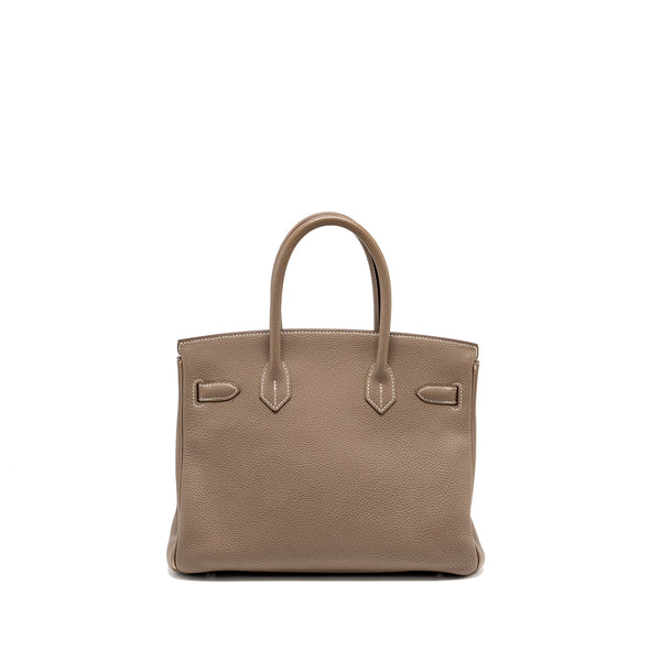 Hermes Birkin 30 Togo Etoupe SHW Stamp A