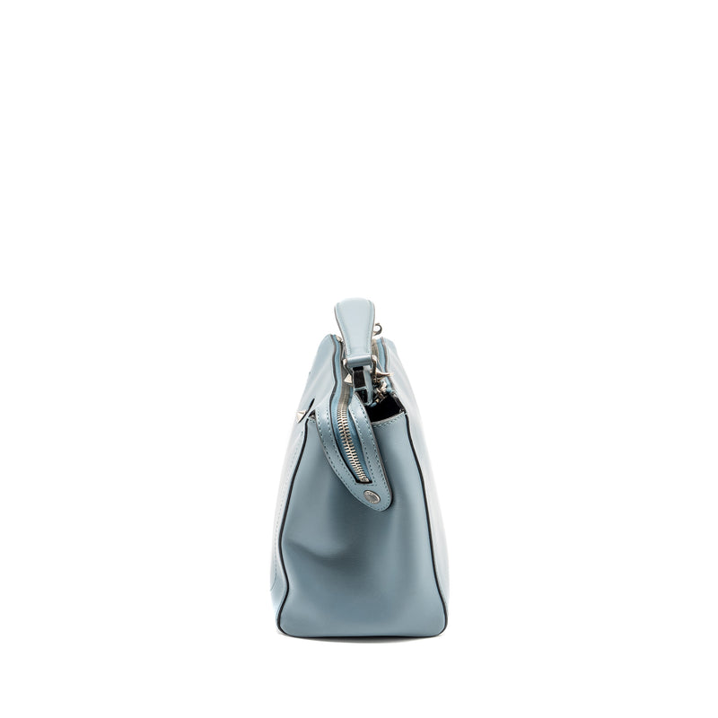 Fendi Dotcom Bag Calfskin Blue SHW