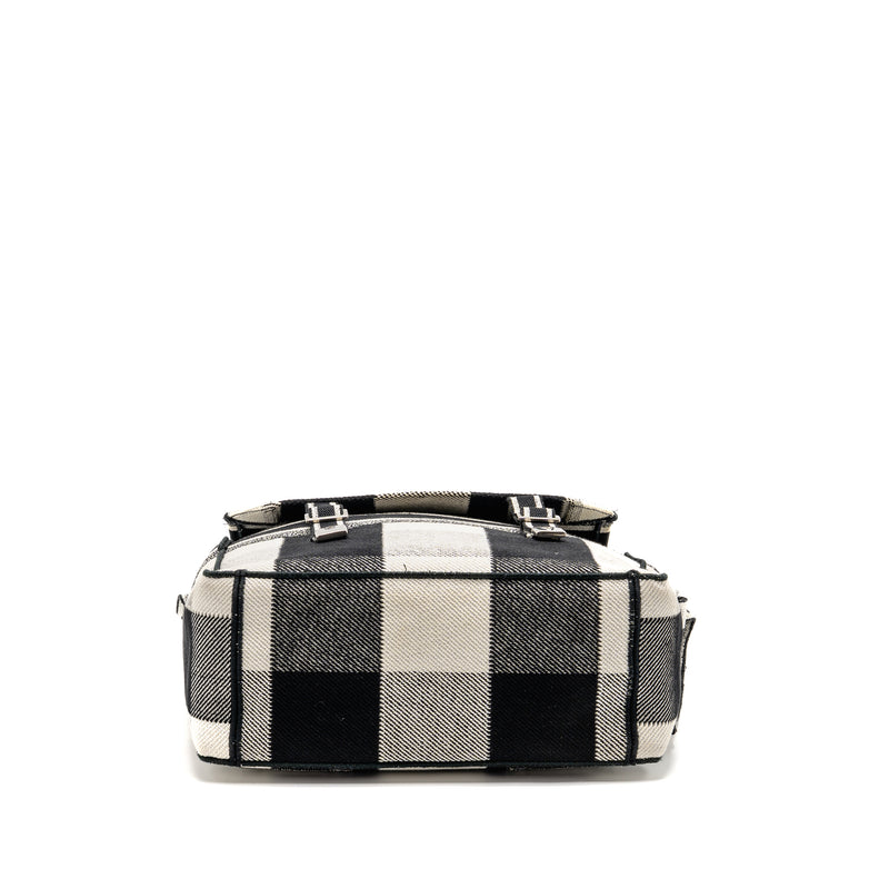 Dior Diorcamp Messenger Bag Canvas Black/White SHW