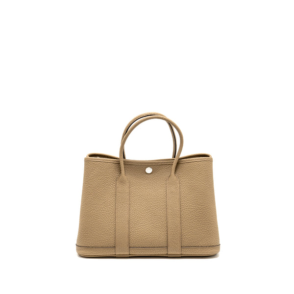 Hermes Garden Party 30 Negonda 8Q Beige Marfa SHW Stamp B
