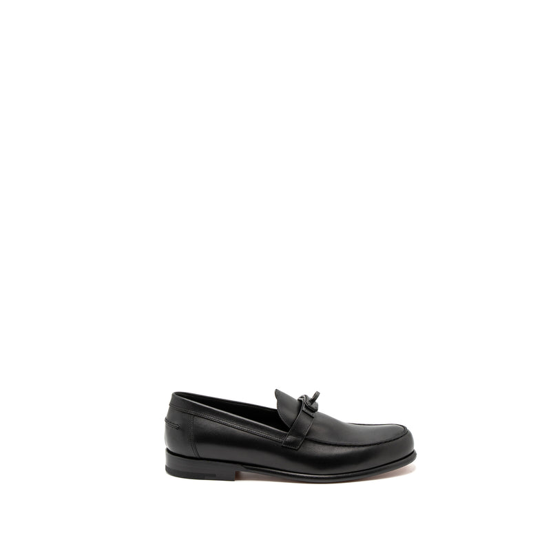Hermes Size 42 Destin Loafer Calfskin So Black