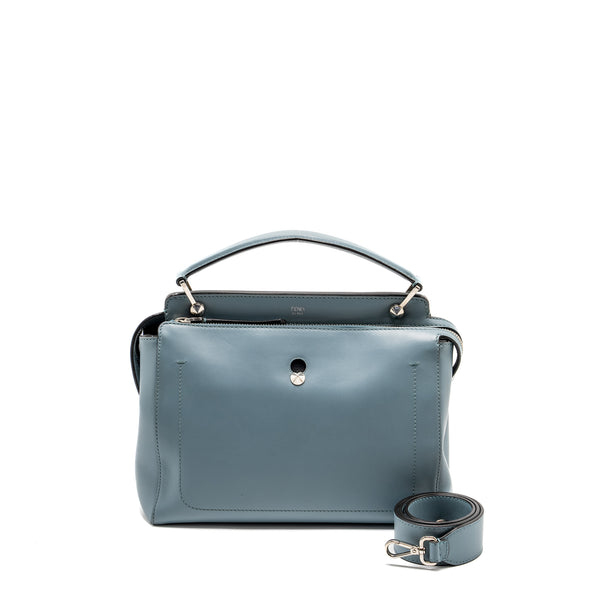 Fendi Dotcom Bag Calfskin Blue SHW