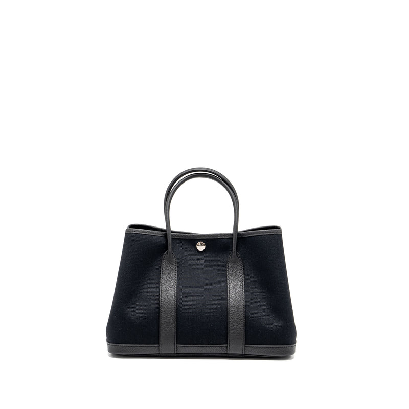 Hermes Garden Party 30 Canvas/Negonda Black SHW Stamp B
