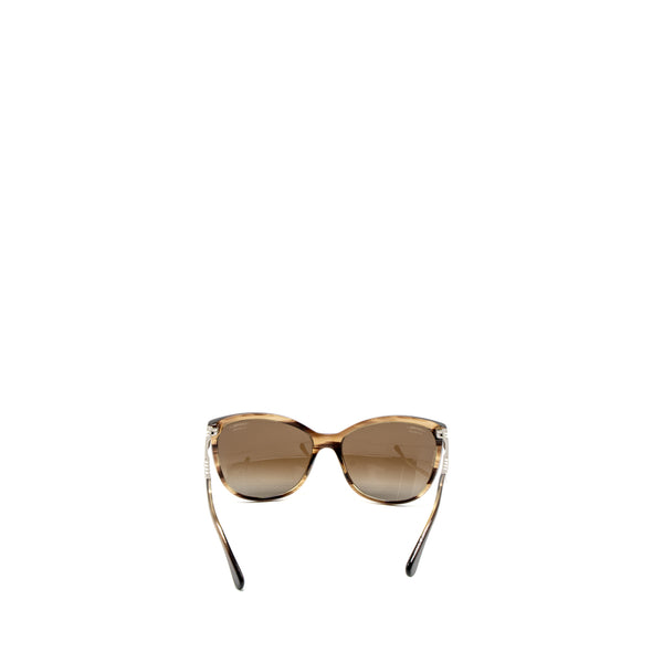 Chanel 5352 Butterfly Sunglasses Light Brown SHW