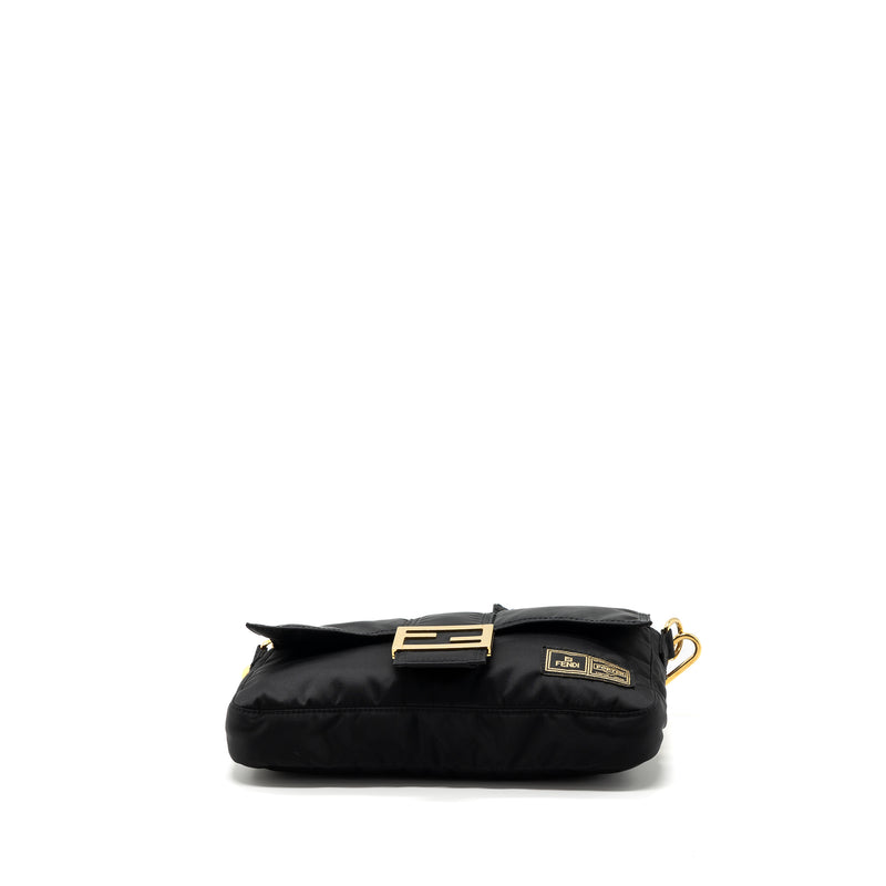 Fendi regular baguette nylon black GHW