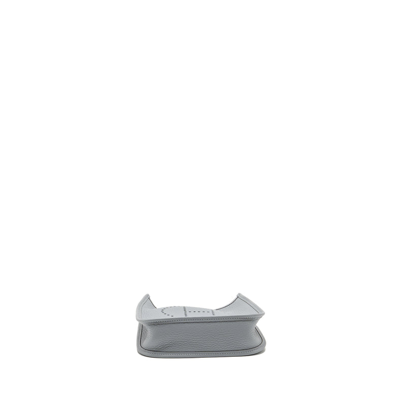 Hermes Mini Evelyne clemence gris pantin LGHW stamp K