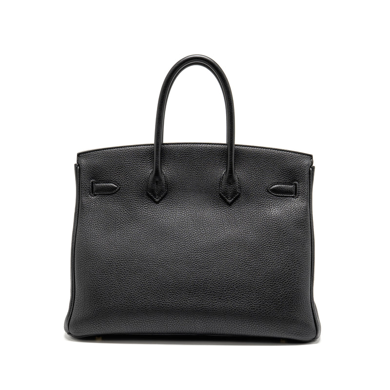Hermes Birkin 35 Togo black GHW stamp C