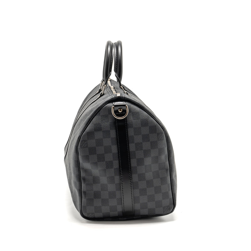 Louis Vuitton Keepall Bandouliere 45 Damier Graphite Canvas Black SHW