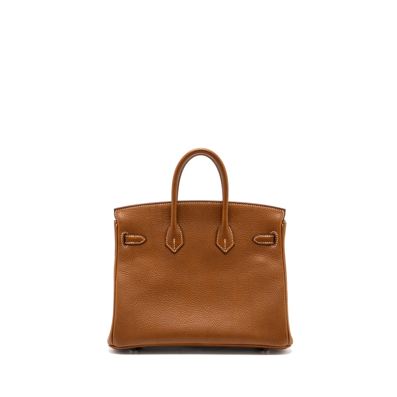 Hermes Birkin 25 Barenia Faubour 34 Fauve SHW Stamp Z