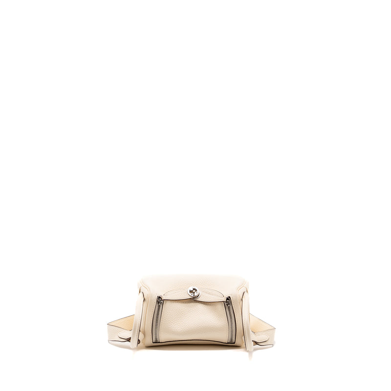 Hermes mini lindy clemence nata SHW stamp U