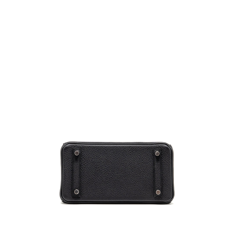 Hermes Birkin 25 Togo Black SHW Stamp K