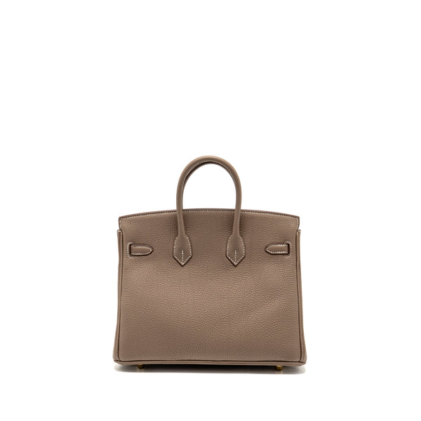 Hermes Birkin 25 Togo Etoupe GHW Stamp K
