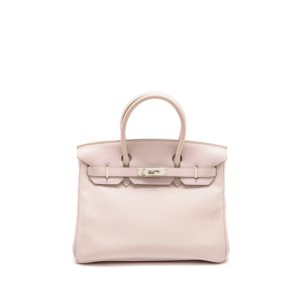 Hermes Birkin 30 Gulliver Rose Dragee SHW Stamp Square L