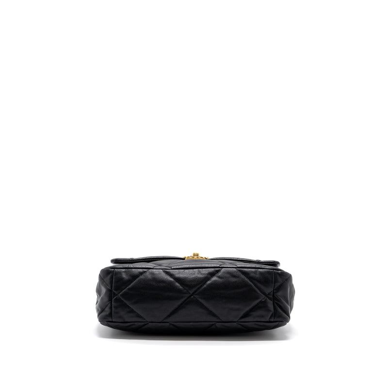 CHANEL MEDIUM 19 BAG GOATSKIN BLACK MULTICOLOUR HARDWARE