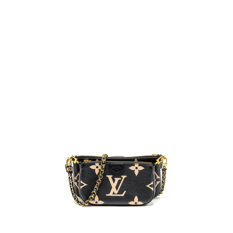 Louis Vuitton Multi Pochette Accessories Bicolour Monogram Empreinte GHW