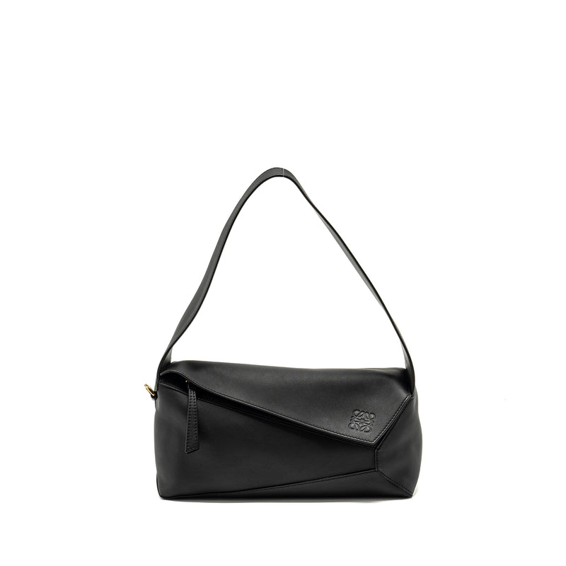 Loewe Puzzle Hobo Bag Calfskin Black GHW