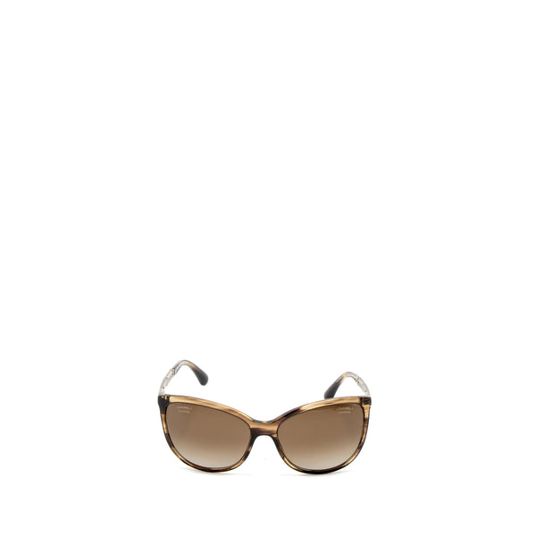 Chanel 5352 Butterfly Sunglasses Light Brown SHW