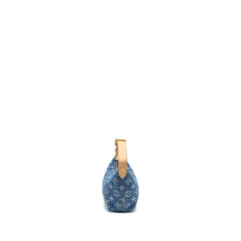 Louis Vuitton Hills Pochette Monogram Denim Blue GHW