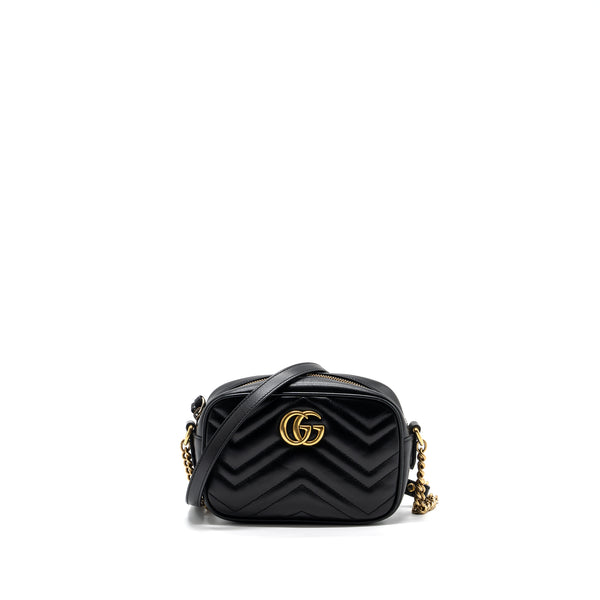 Gucci GG Marmont Camera Bag leather Black GHW