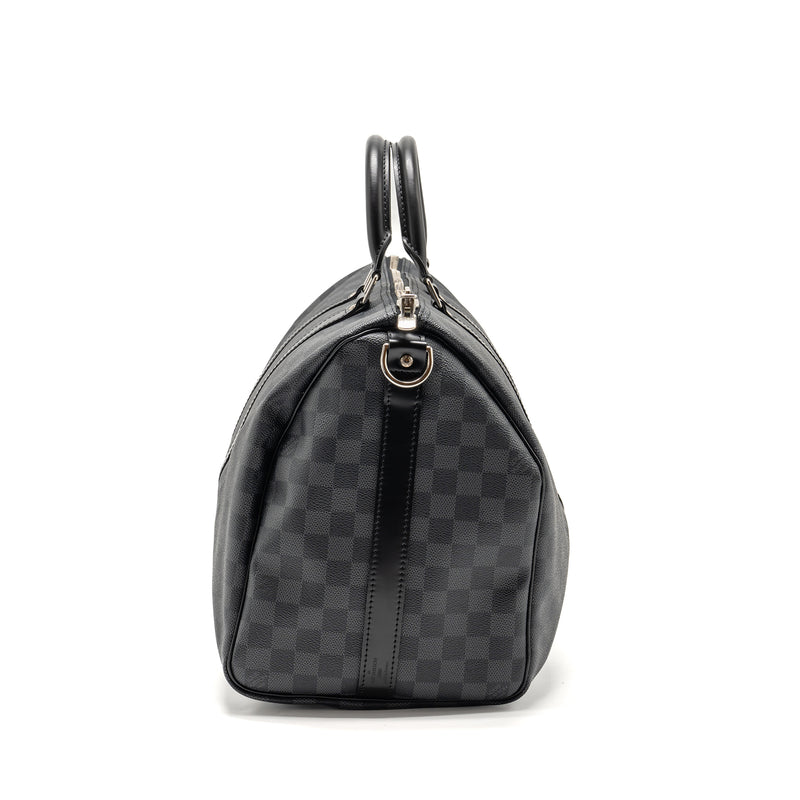 Louis Vuitton Keepall Bandouliere 45 Damier Graphite Canvas Black SHW