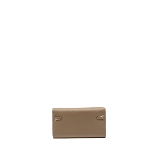 Hermes Kelly To Go Epsom Etoupe GHW Stamp U