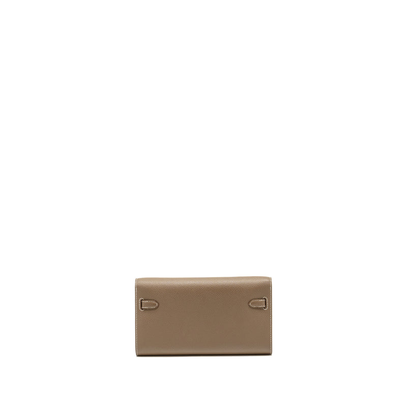 Hermes Kelly To Go Epsom Etoupe GHW Stamp U