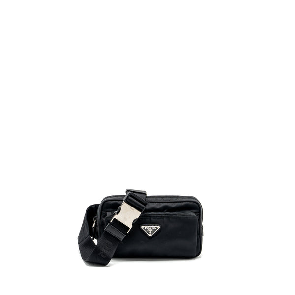 Prada Re-Nylon Belt Bag Nylon Black SHW