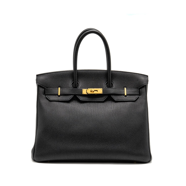 Hermes Birkin 35 Togo black GHW stamp C