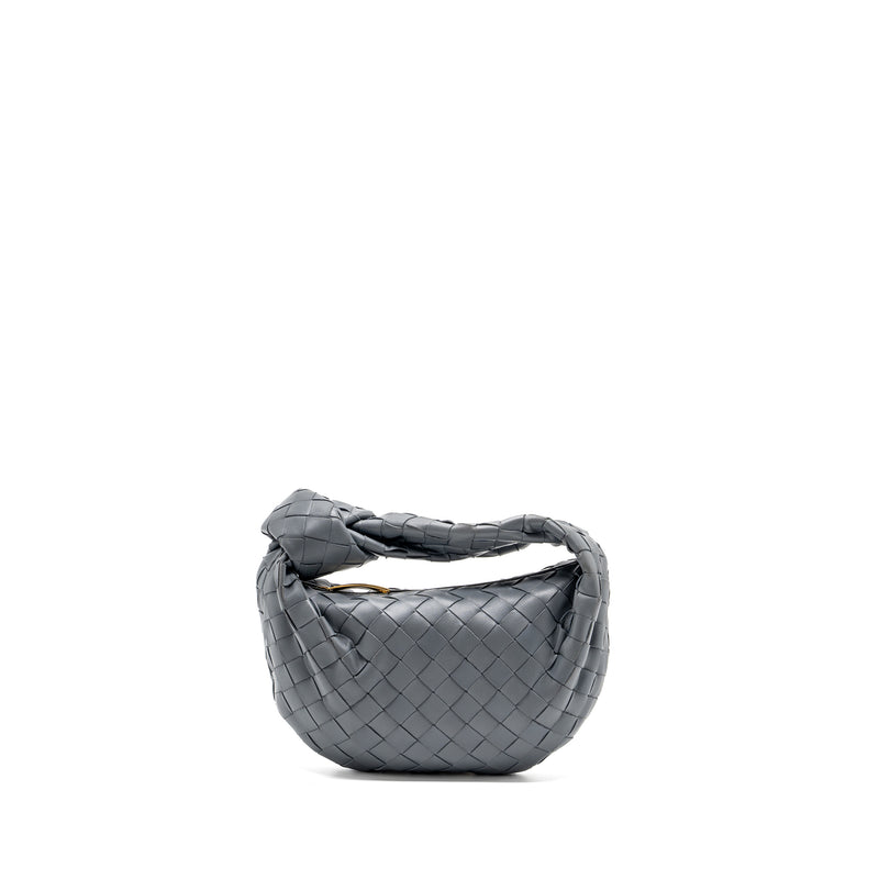 Bottega Veneta Mini Jodie Lambskin Storm GHW