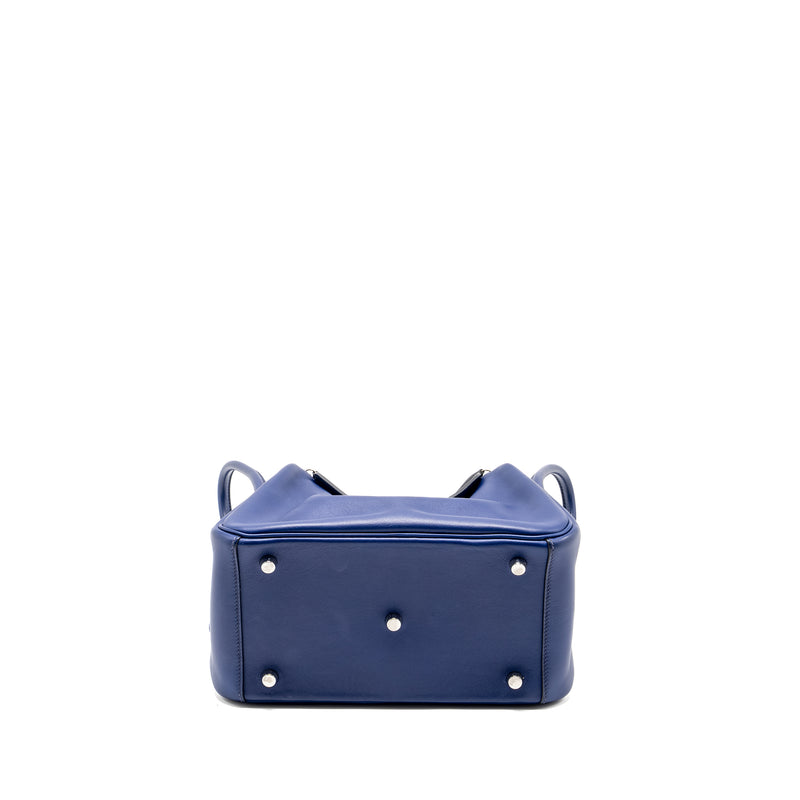 Hermes Lindy 26 swift blue saphir SHW stamp square R