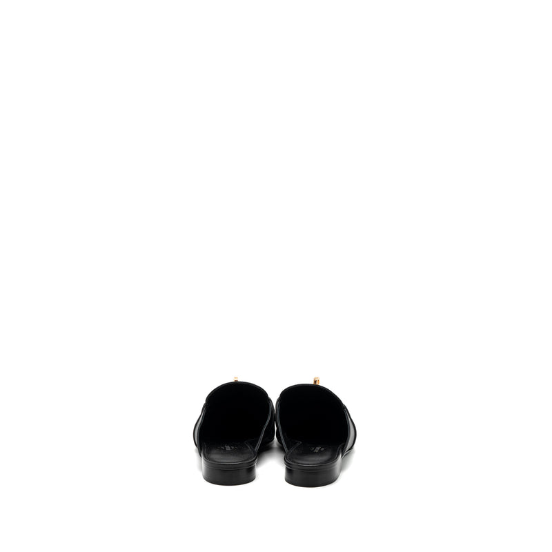 Hermes Size 37 oz mule goatskin black RGHW