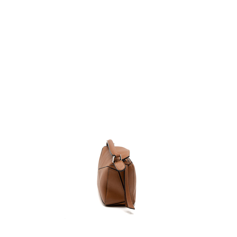 Loewe Mini Puzzle Bag Calfskin Tan SHW