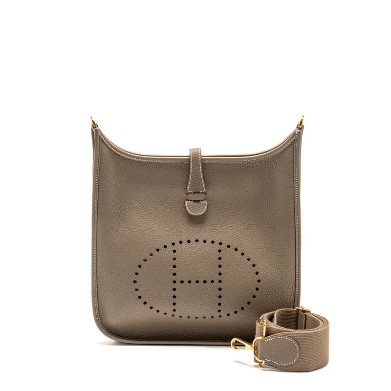 Hermes Evelyne 29 Clemence Etoupe GHW Stamp K