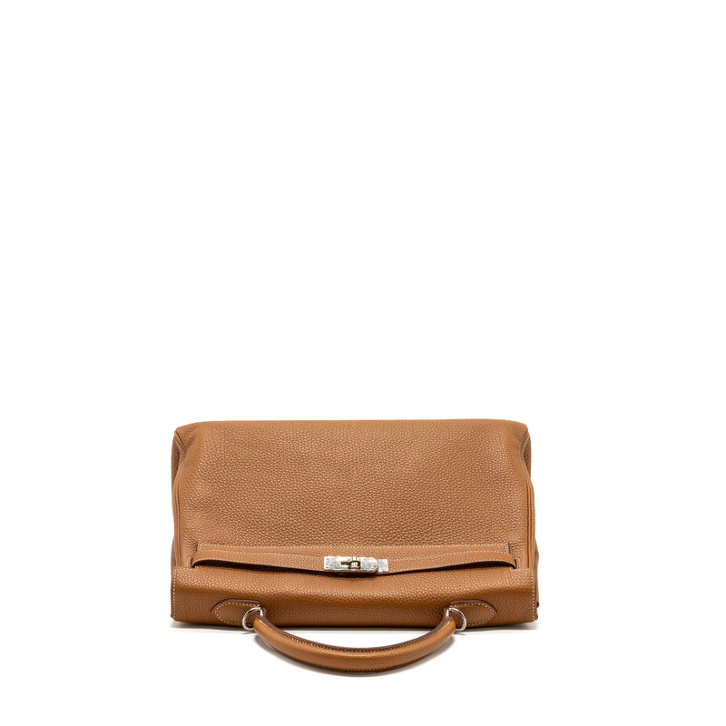 Hermes Kelly 35 Togo Gold SHW Stamp Square L