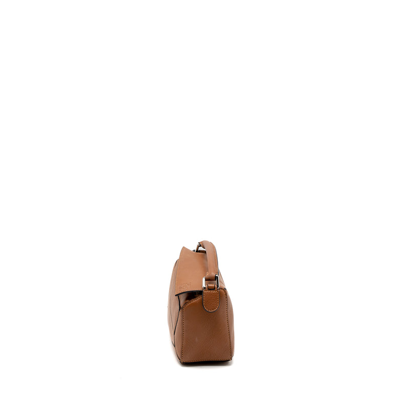 Loewe Mini Puzzle Bag Calfskin Tan SHW