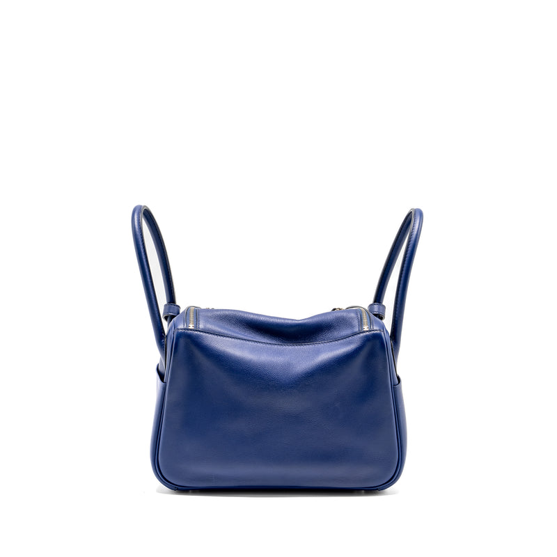 Hermes Lindy 26 swift blue saphir SHW stamp square R