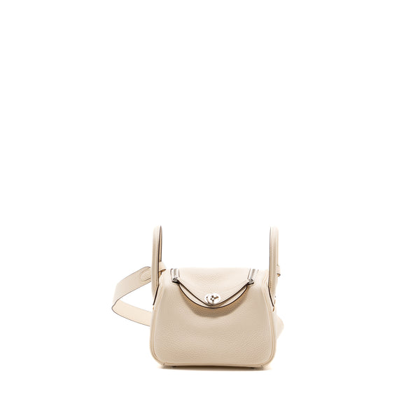Hermes mini lindy clemence nata SHW stamp U