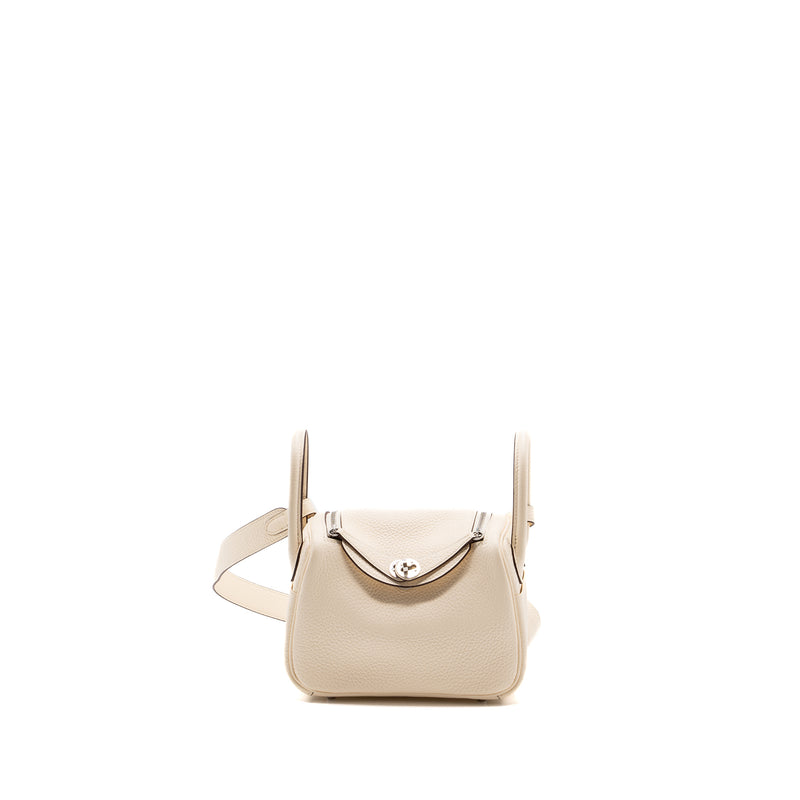 Hermes mini lindy clemence nata SHW stamp U