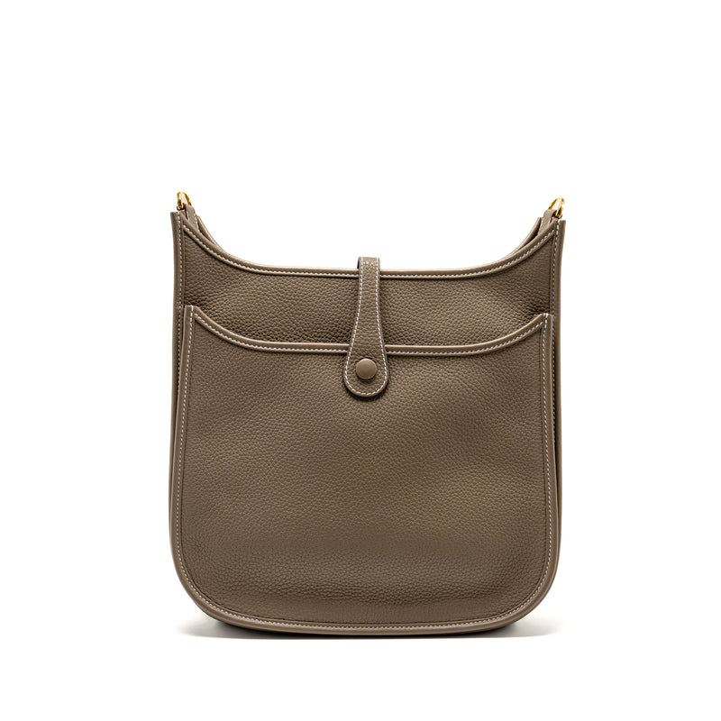 Hermes Evelyne 29 Clemence Etoupe GHW Stamp K