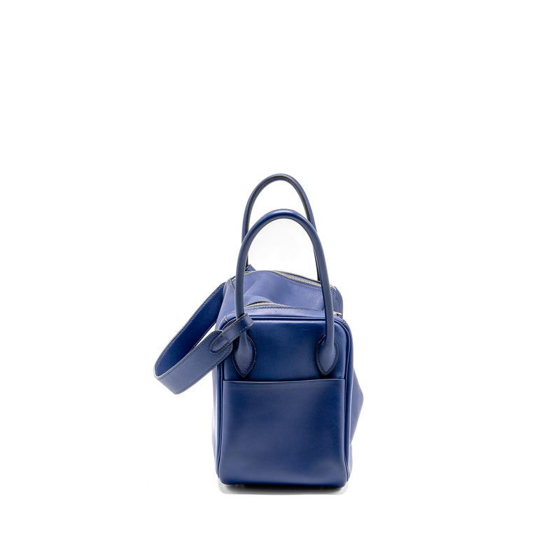 Hermes Lindy 26 swift blue saphir SHW stamp square R