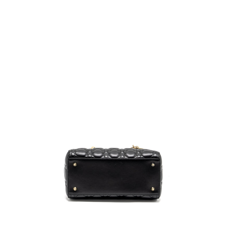 Dior Medium Lady dior Lambskin Black LGHW